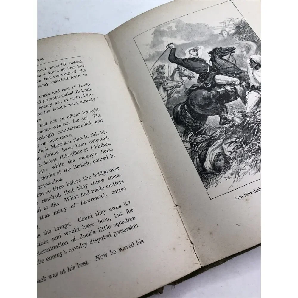 On to the Rescue - A Tale of the Indian Mutiny by Gordon Stables Illustrated HC